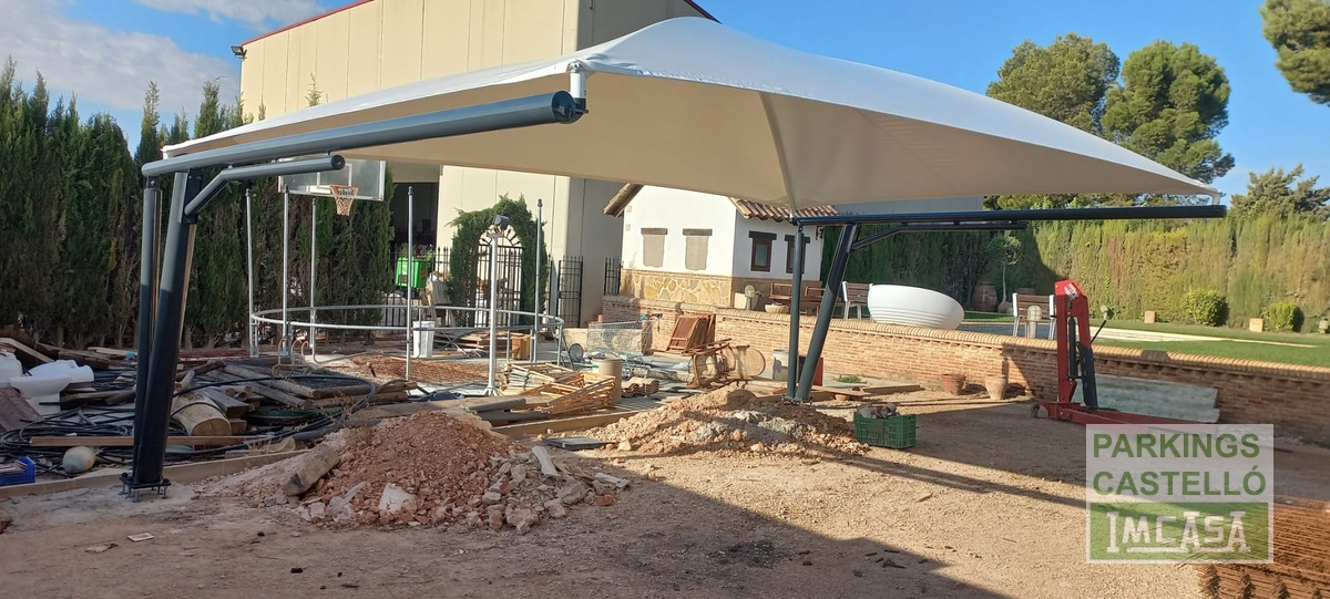 marquesina textil parking toledo