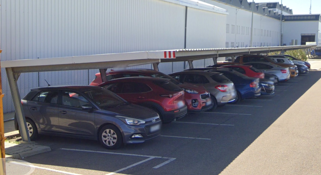 Marquesinas para coches Talleres Renfe Valladolid