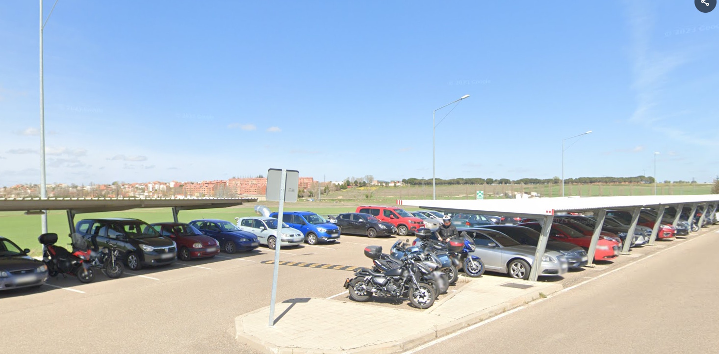 Marquesinas parking Talleres Renfe Valladolid